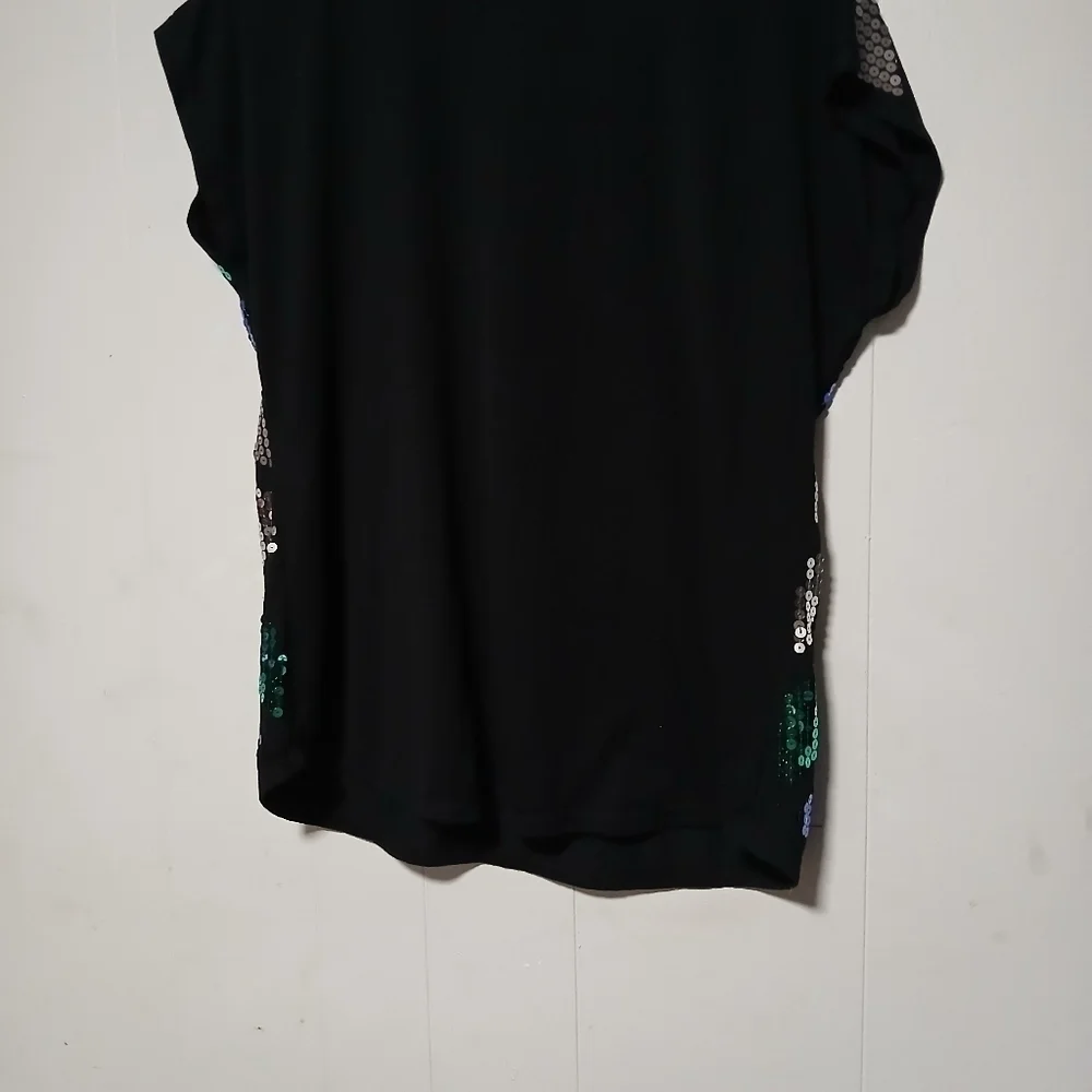 Dressbarn brand women's beautiful sequin Pullover top. Size 1X - Picture 7 of 9